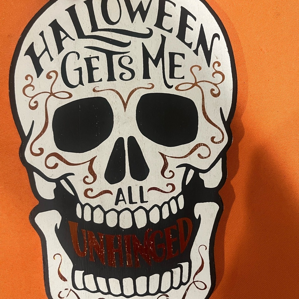 ⭐️ ⭐️ ✨ Free with purchase Halloween Skull Wall Art - Picture 6 of 7